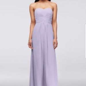 David's Bridal Bridesmaids Dress in Color Iris